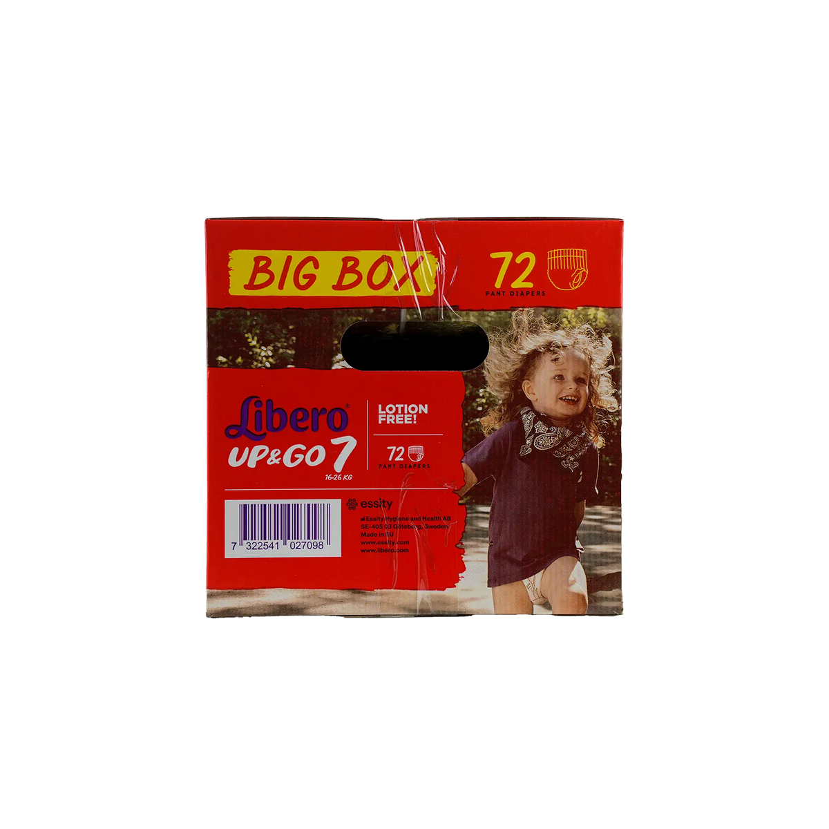 54345-Libero Up&Go Pants No.7 (16-26Kg) Box 72Pcs+Gift +1