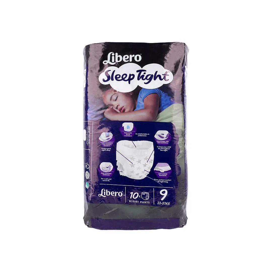 Libero Sleep Tight Pants No.9 (22-37kg) 10Pcs +3