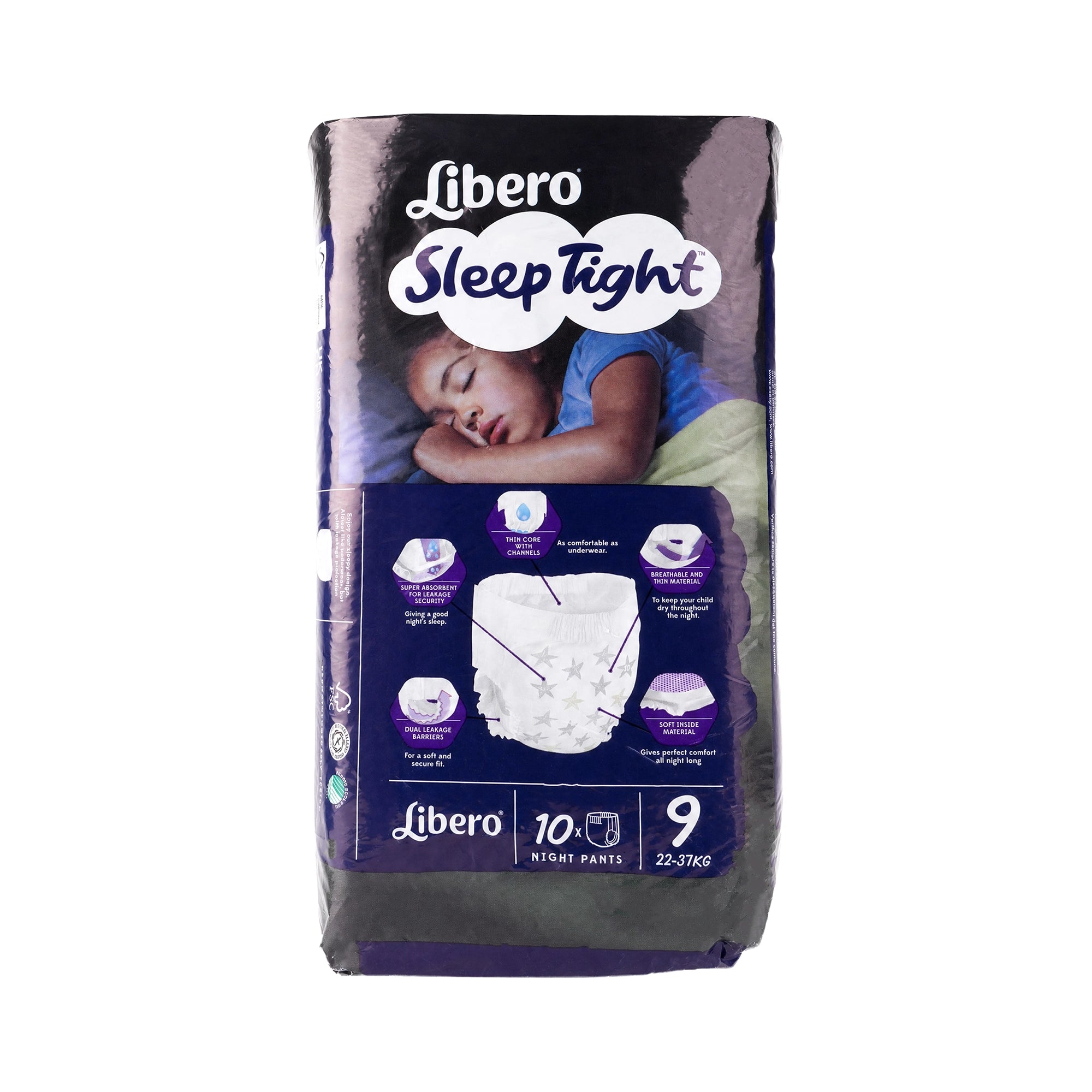 54348-Libero Sleep Tight Pants No.9 (22-37kg) 10Pcs