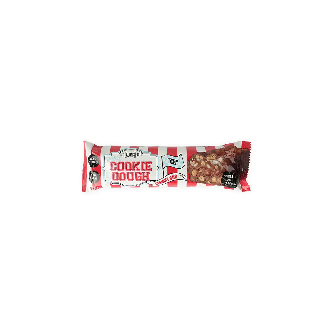 54350-Adonis Protein Cookie Dough Chunky Bar 55g-Choc Hazelnut