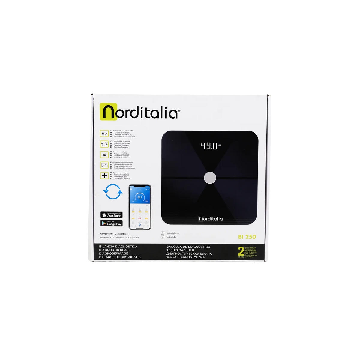 54358-Norditalia Smart Body Composition Scale-BI250