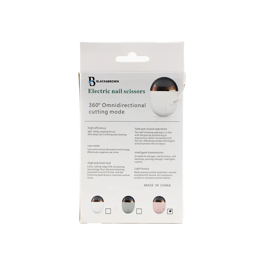 54359-Black &amp; Brown Electric Nail Scissors +3
