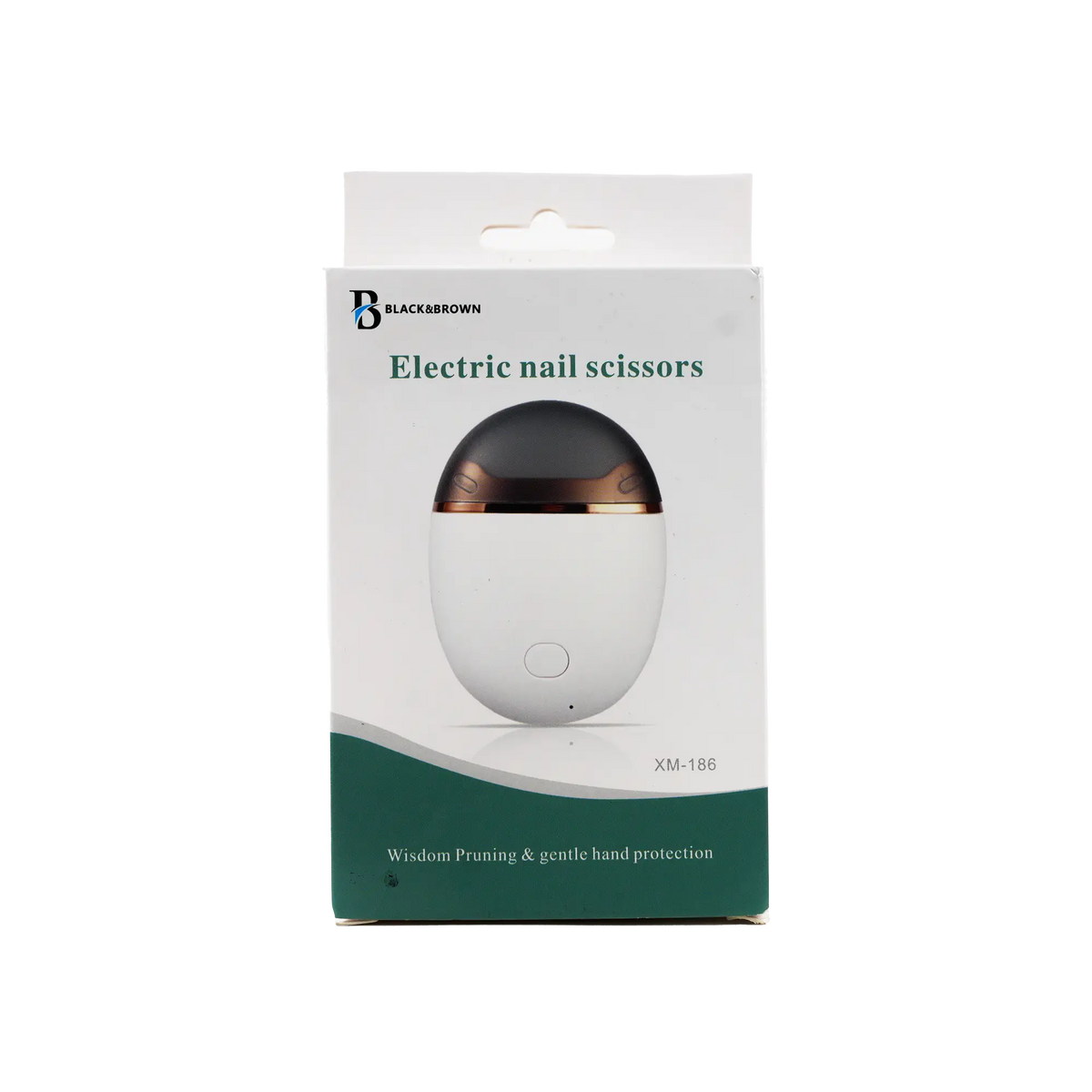 54359-Black & Brown Electric Nail Scissors