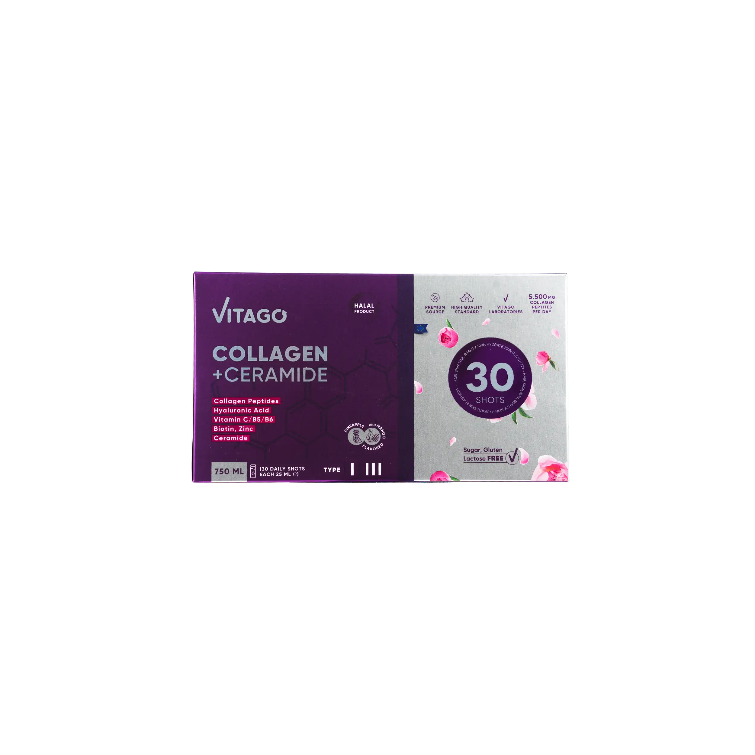 Vitago Collagen + Ceramide (25mlx30) Shots