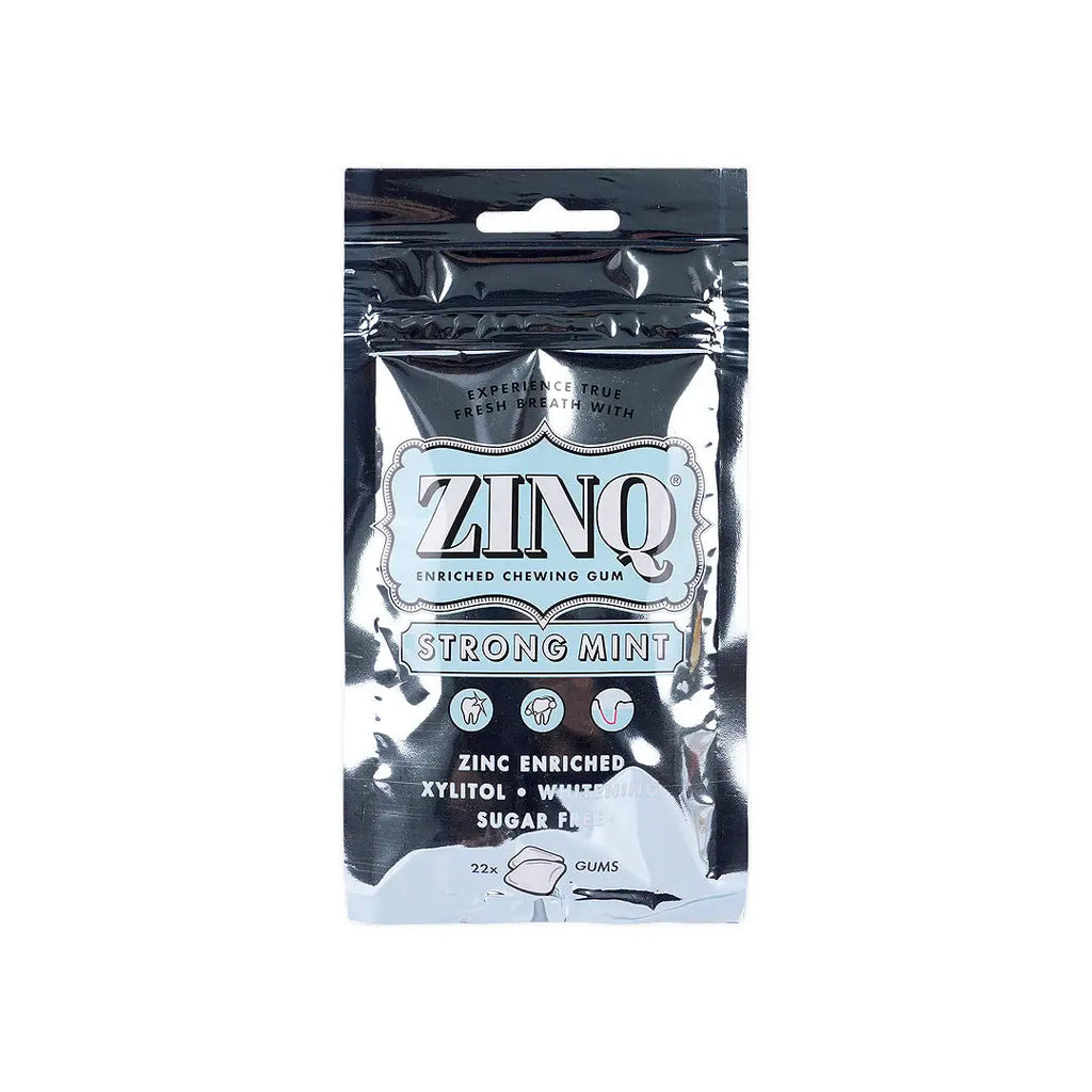 Zinq Strongmint Chewing Gum 22pcs