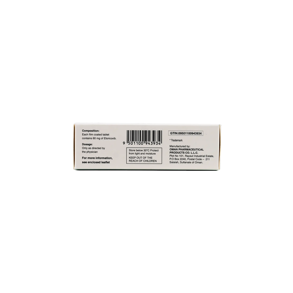 54382-Etoxib-60mg 28 Tablets +1