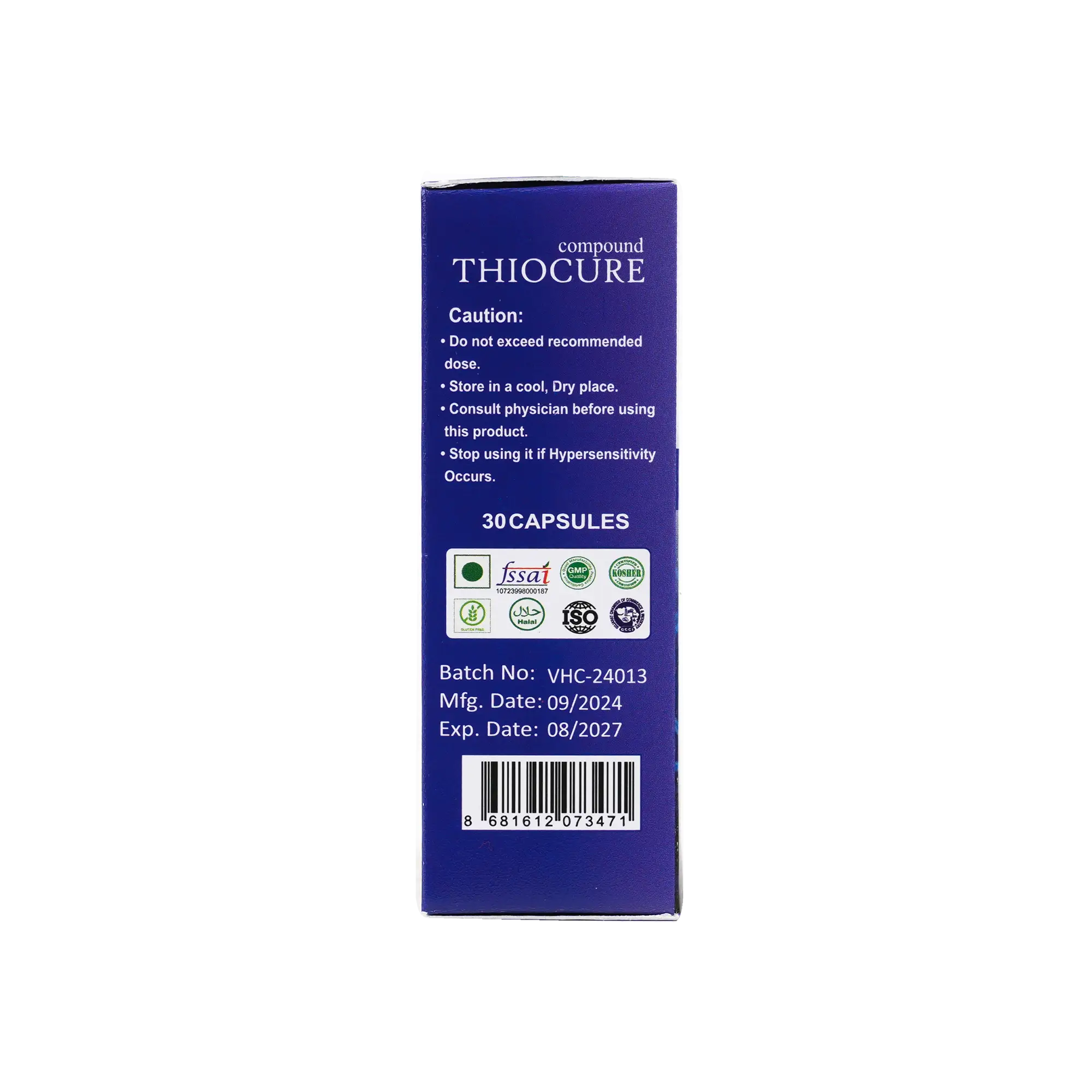Thiocure Compound 30 Capsules