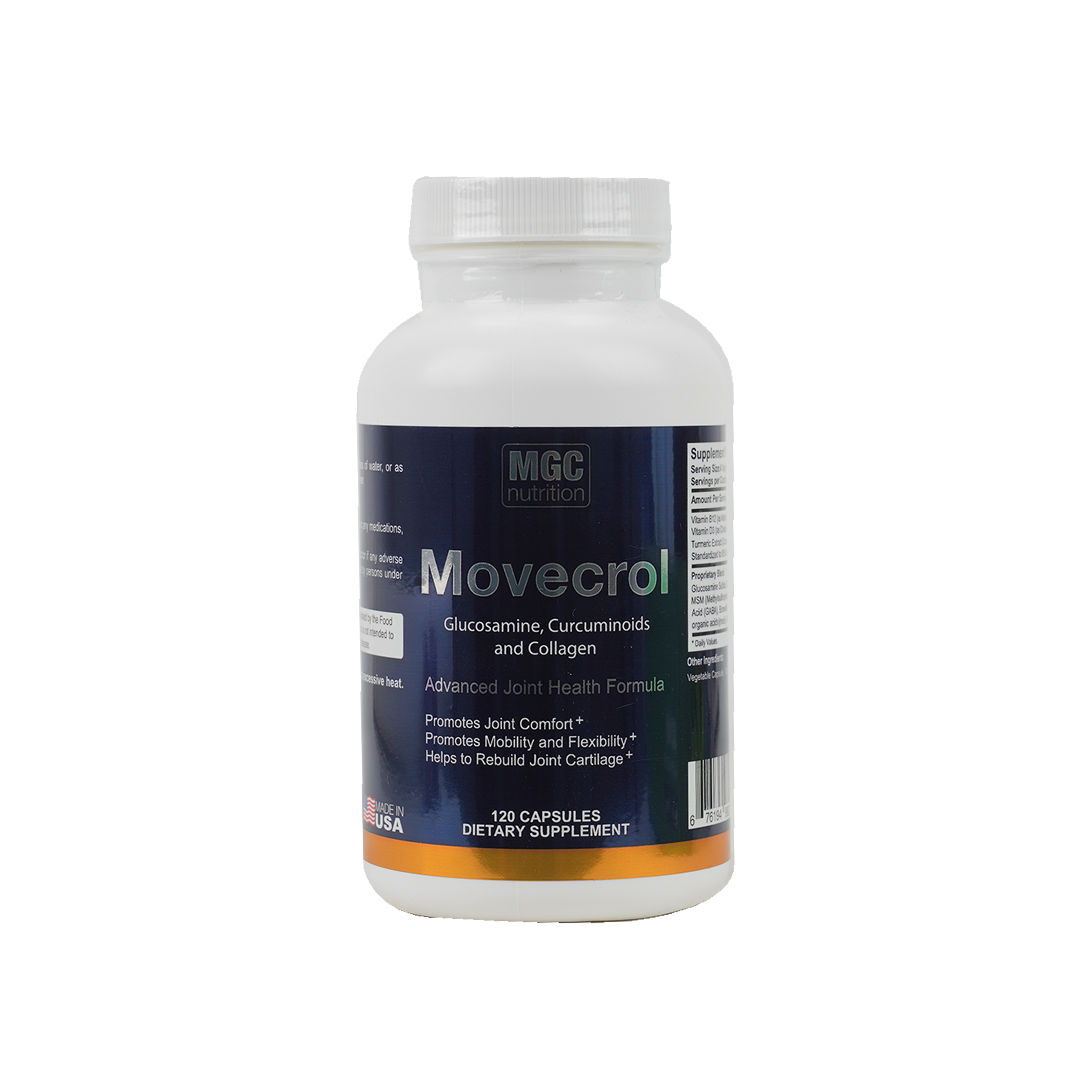 Mgc Nutrition Movecrol 120 Capsules