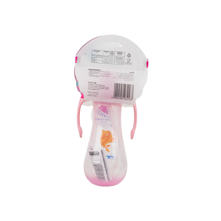 54390-Pigeon Tall Straw Bottle +9m 300ml-26216 +1