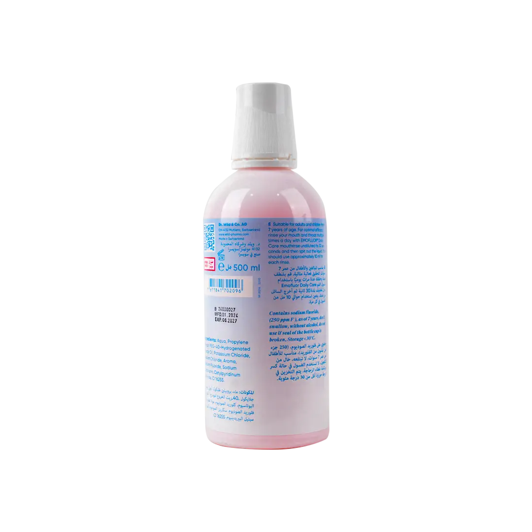 Wild Emofluor Daily Care Mouthwash 500ml