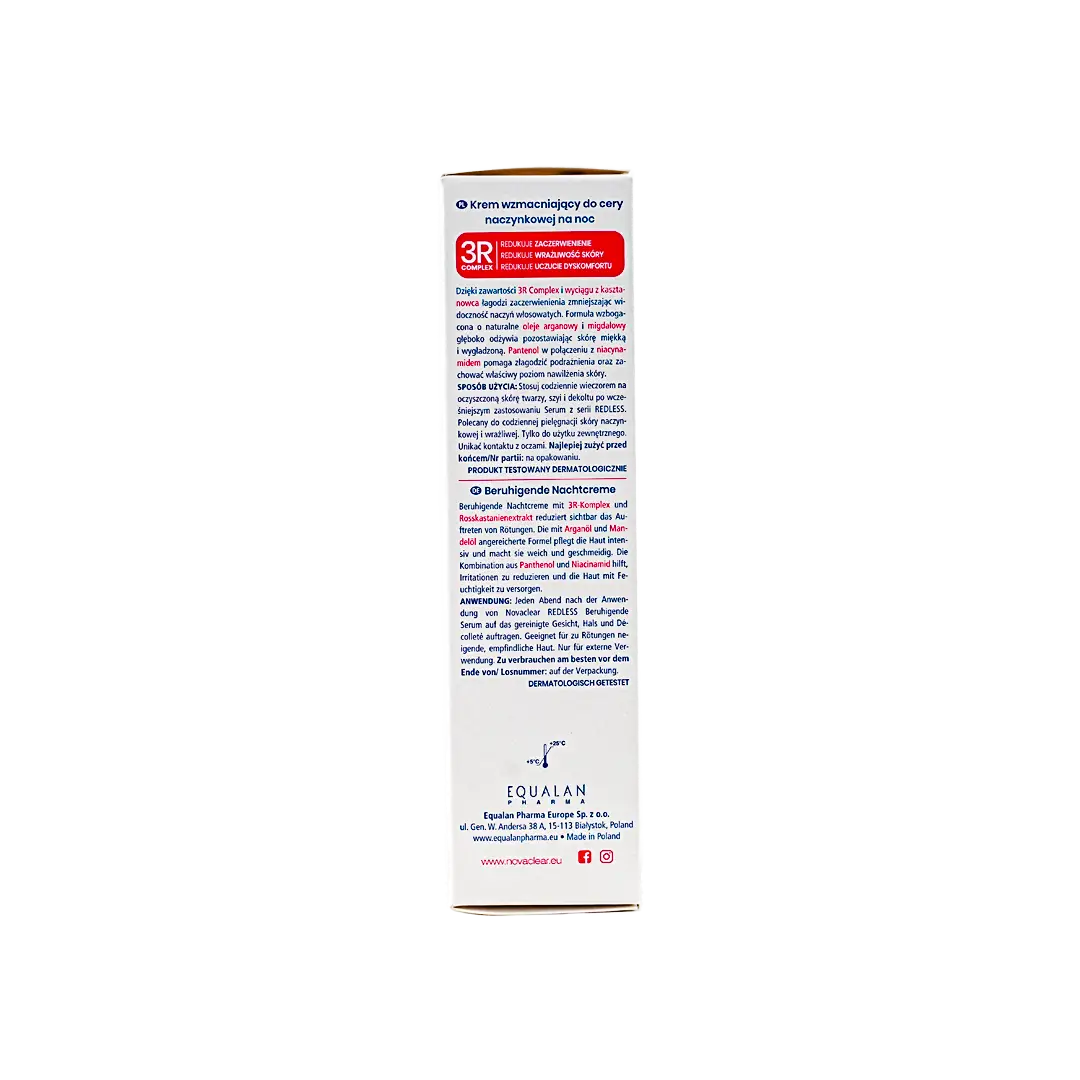 Novaclear Redless Soothing Night Cream 50ml