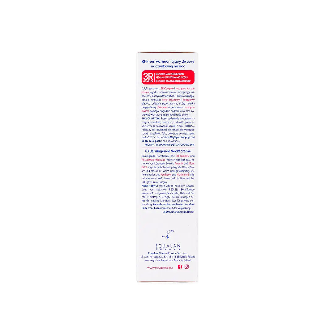 54412-Novaclear Redless Soothing Night Cream 50ml +5