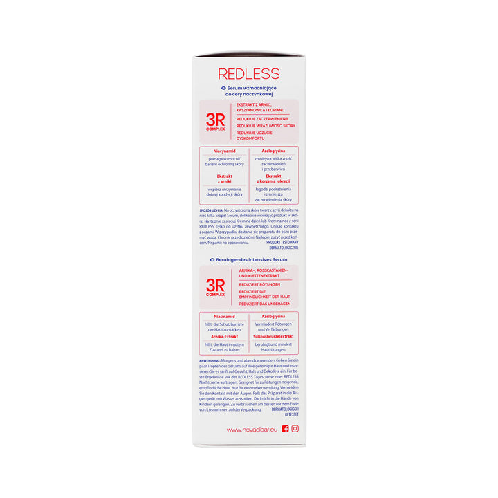 54413-Novaclear Redless Soothing Intense Serum 30ml +6