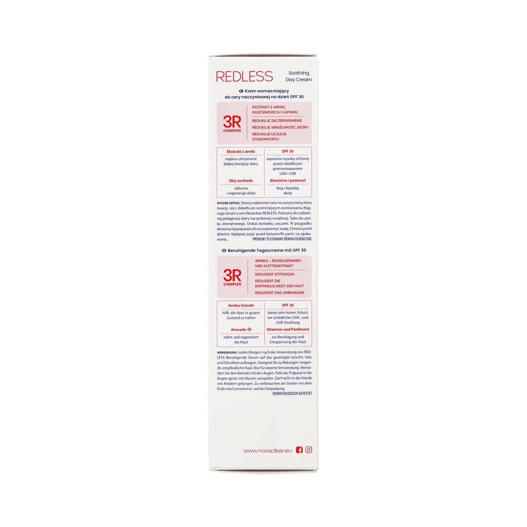54414-Novaclear Redless SPF30 Soothing Day Cream 50ml +5