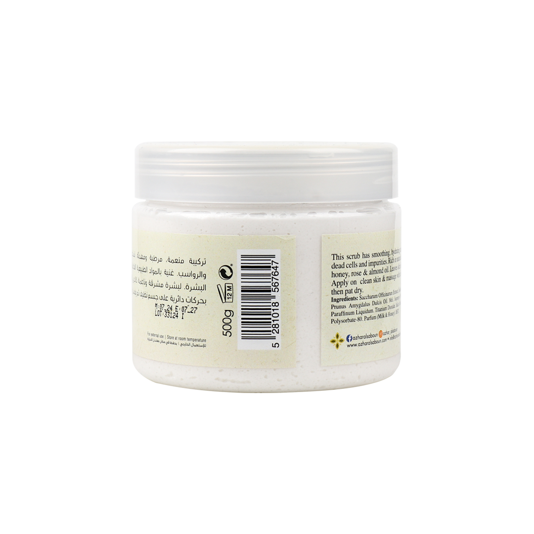 Azhar Al Saboun Milk & Honey Sugar Scrub 500g