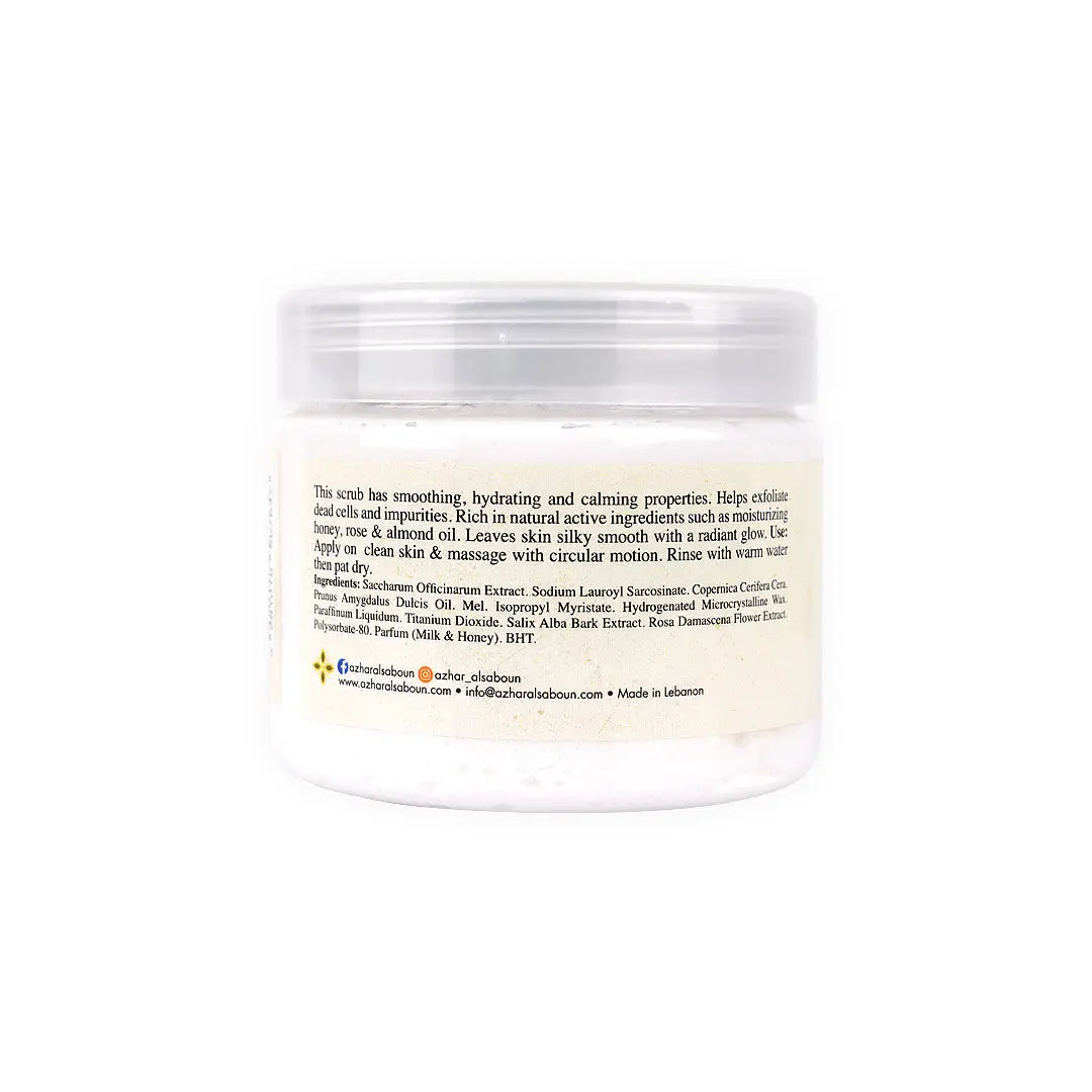 Azhar Al Saboun Milk & Honey Sugar Scrub 500g