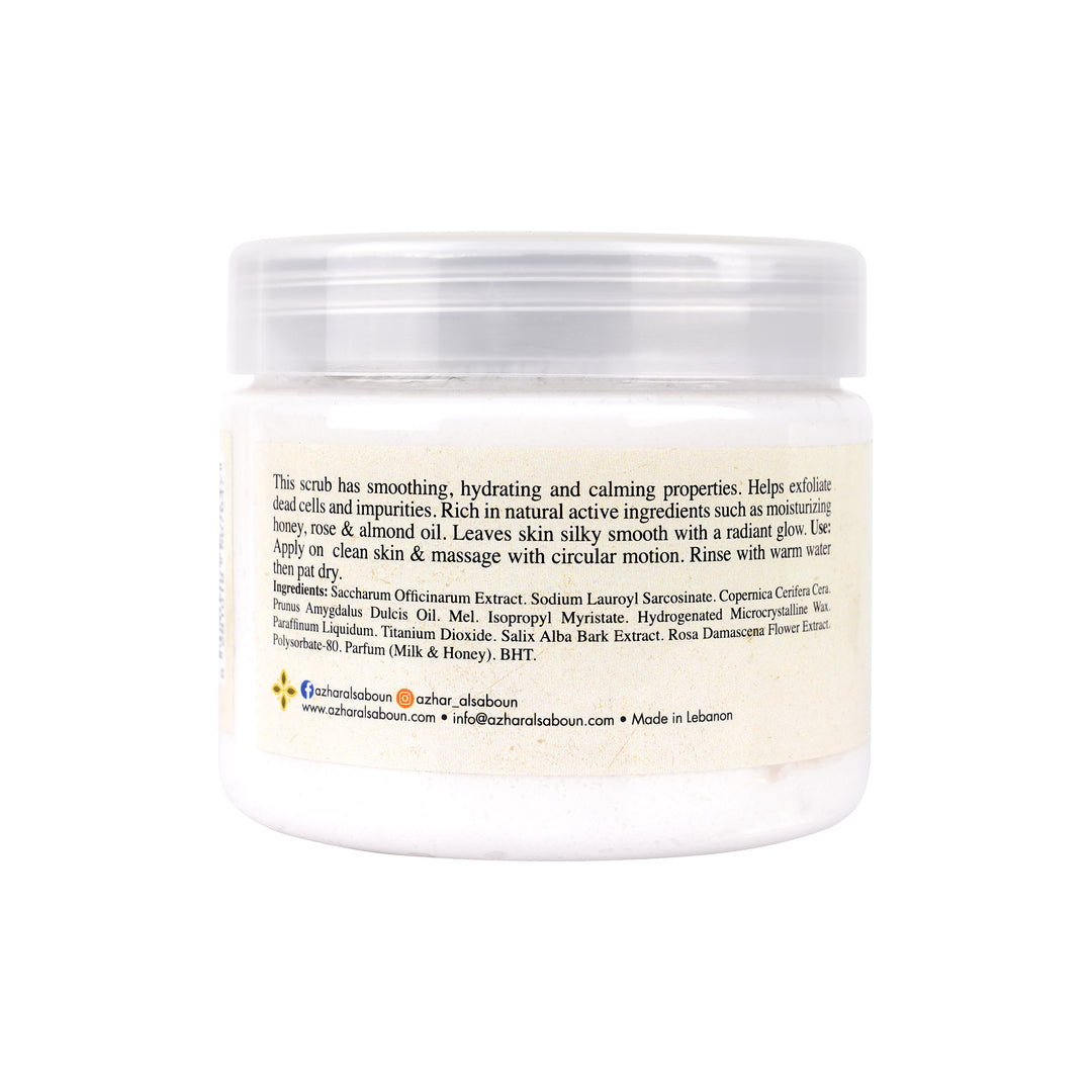 54418-Azhar Al Saboun Milk &amp; Honey Sugar Scrub 500g +2