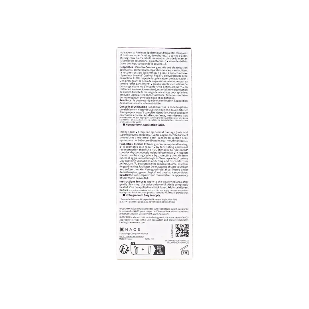 54424-Bioderma Cicabio Cream+ 40ml +4