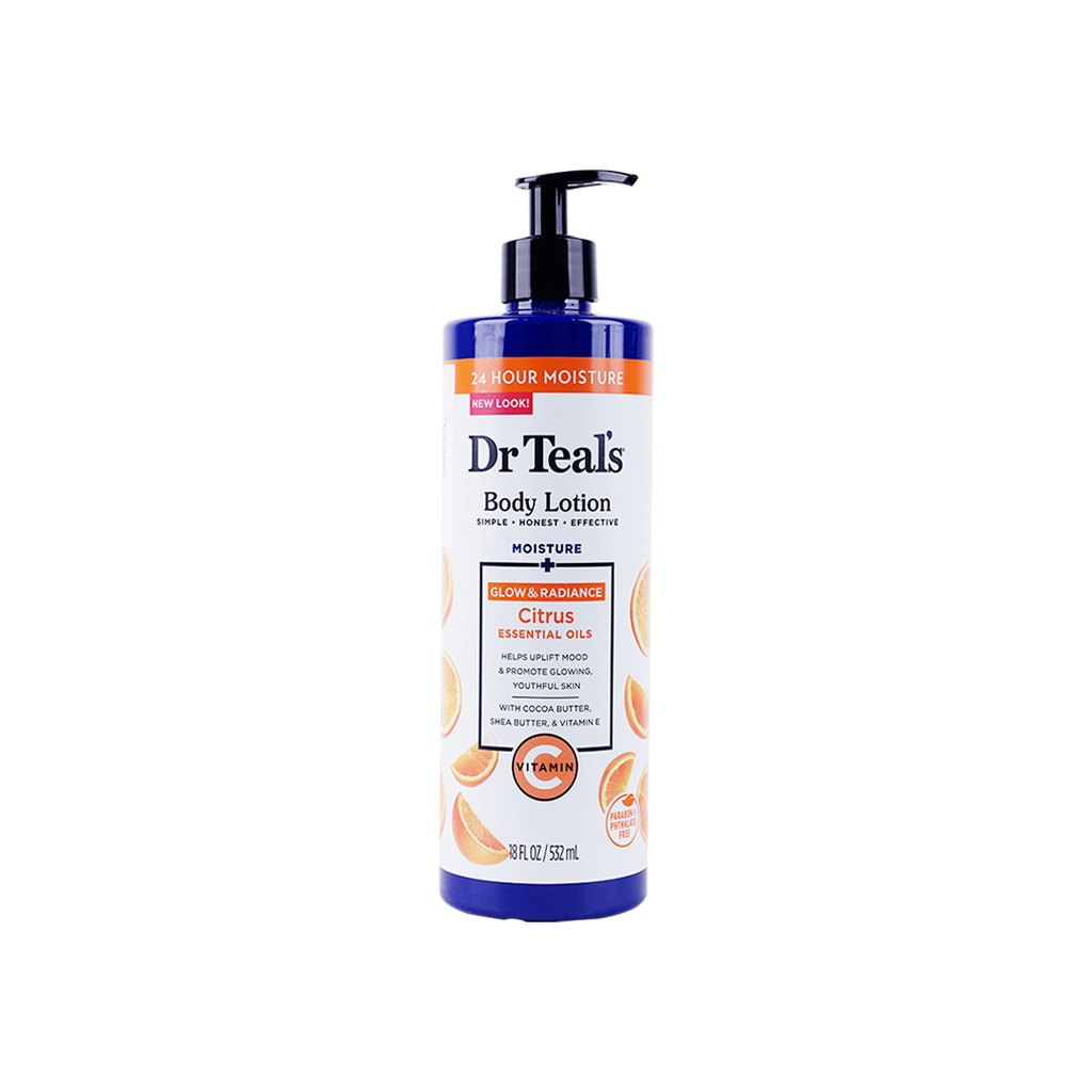 Dr Teals Glow & Radiance Body Lotion 532ml-Vitamin C