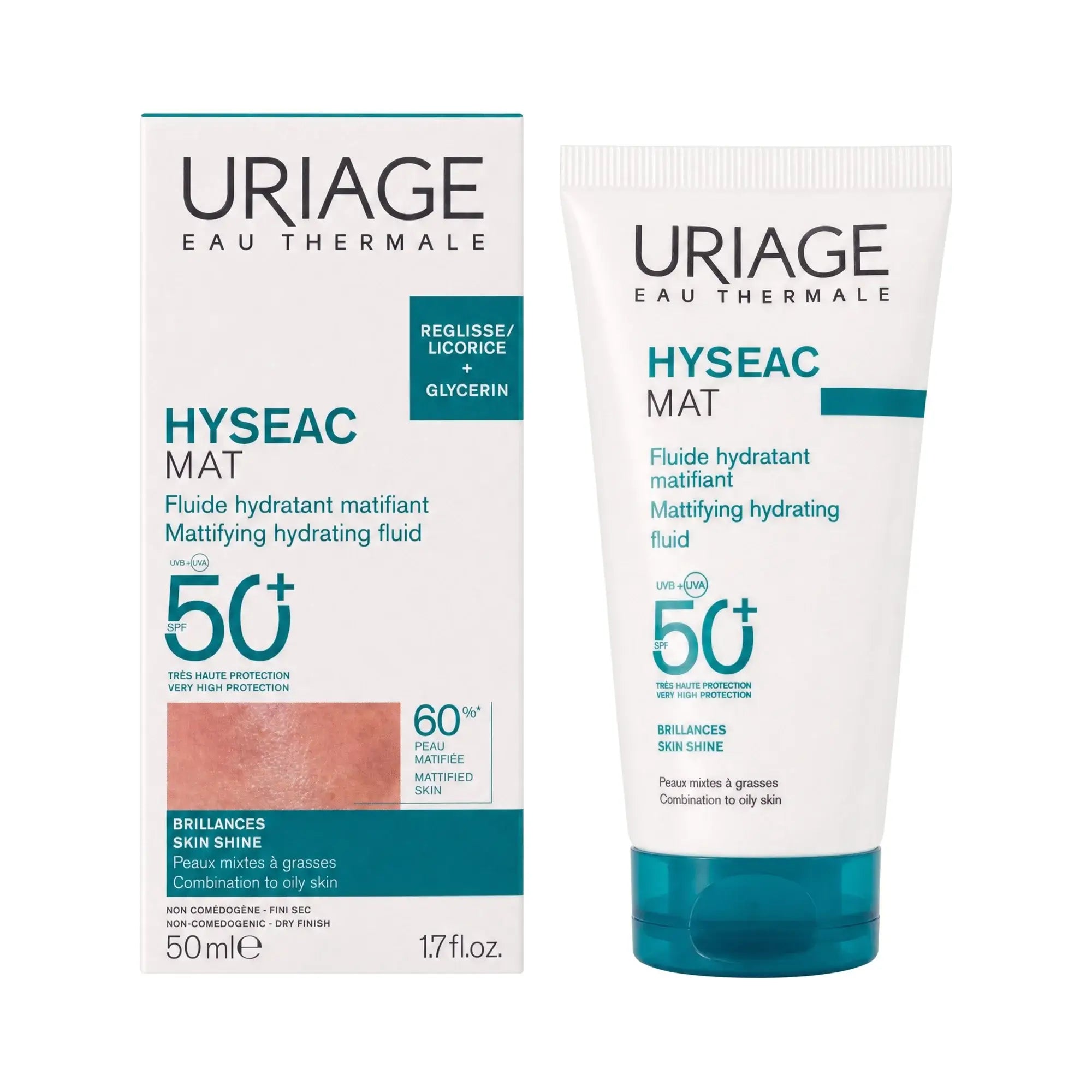 54460-Uriage Hyseac Mattifying fluid SPF50 50ml +5