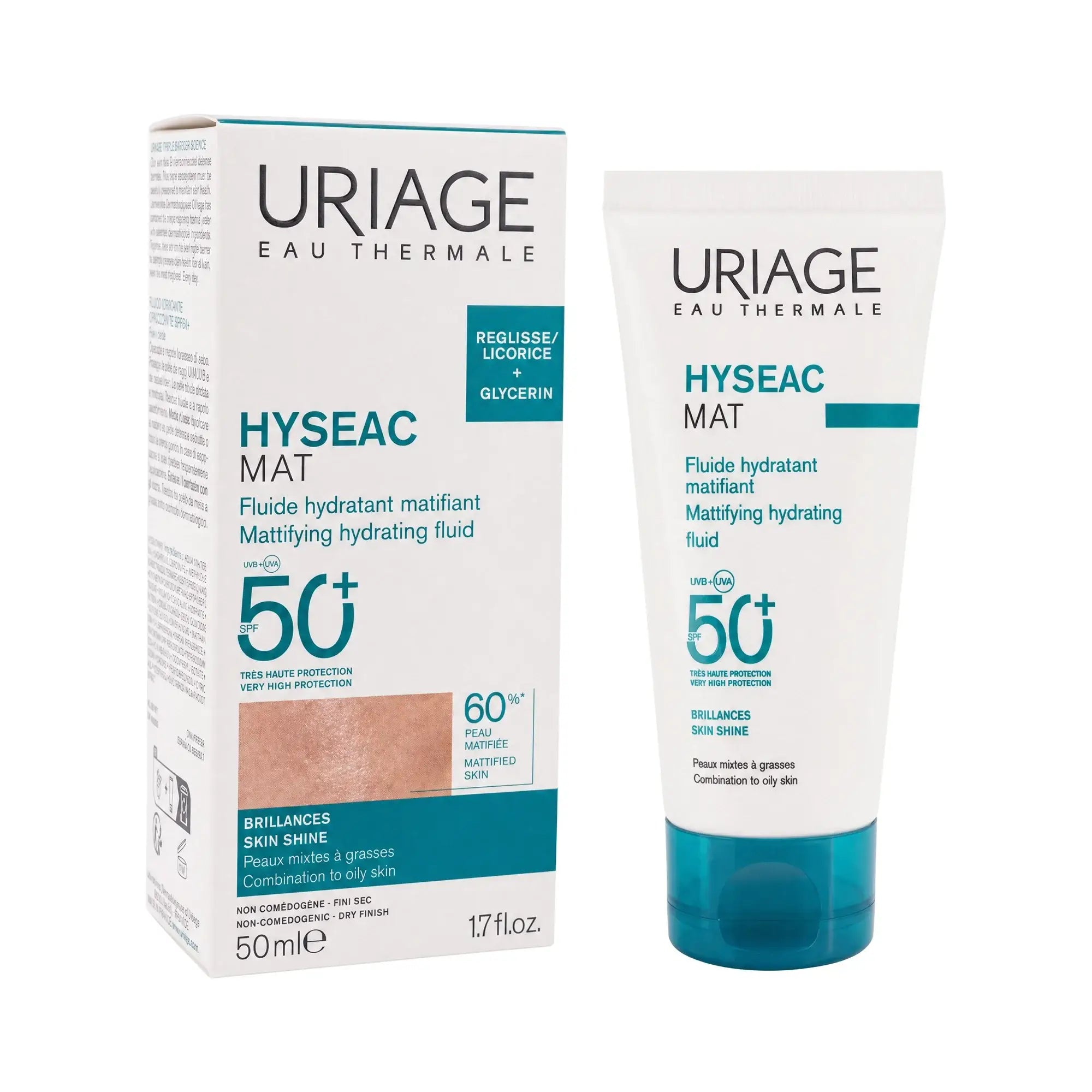 54460-Uriage Hyseac Mattifying fluid SPF50 50ml +6