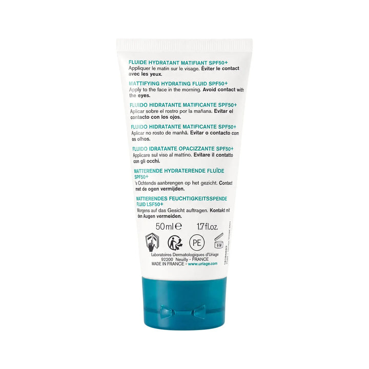 54460-Uriage Hyseac Mattifying fluid SPF50 50ml +8