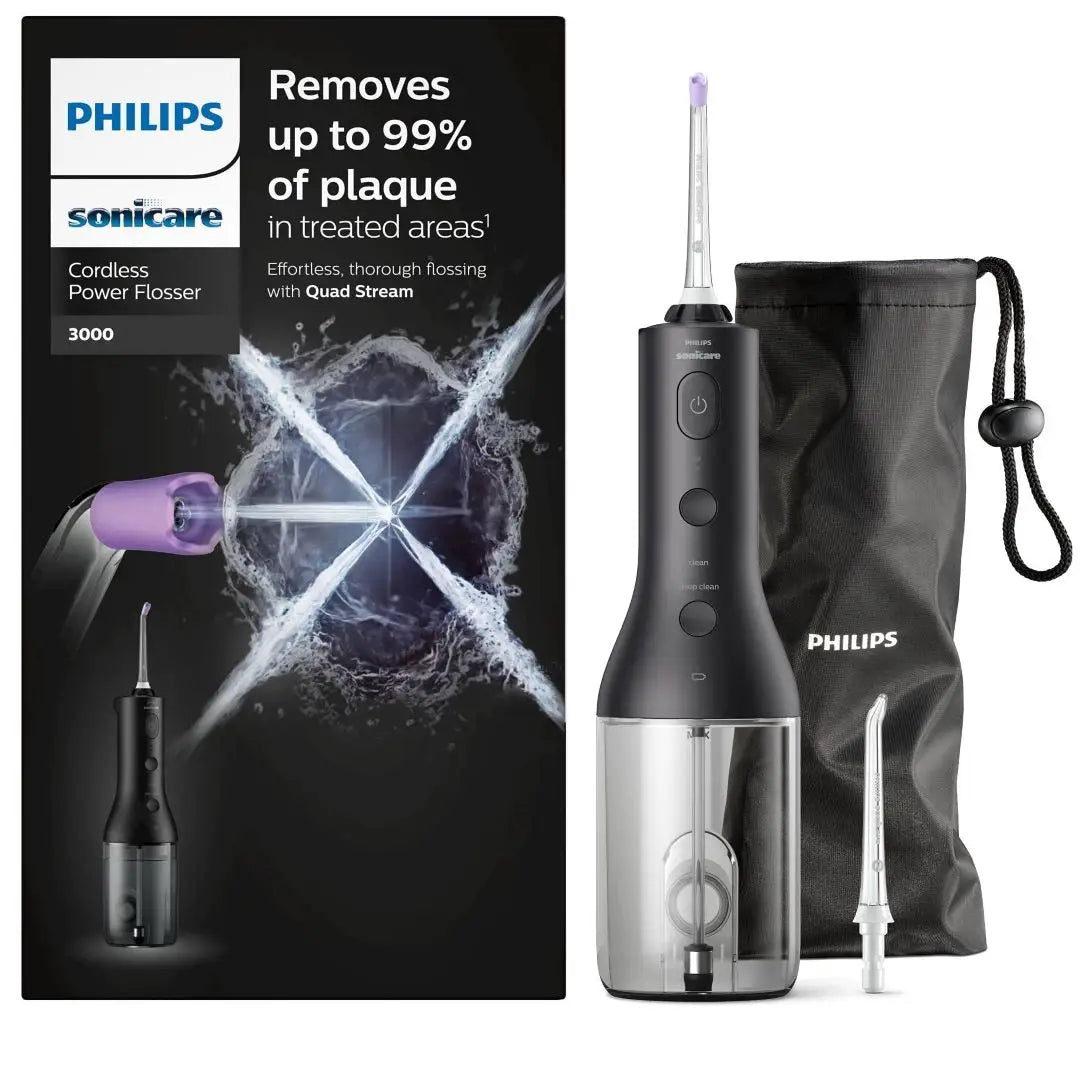 54469-Philips Sonicare Cordless Flosser 3000 Black-HX3826/33
