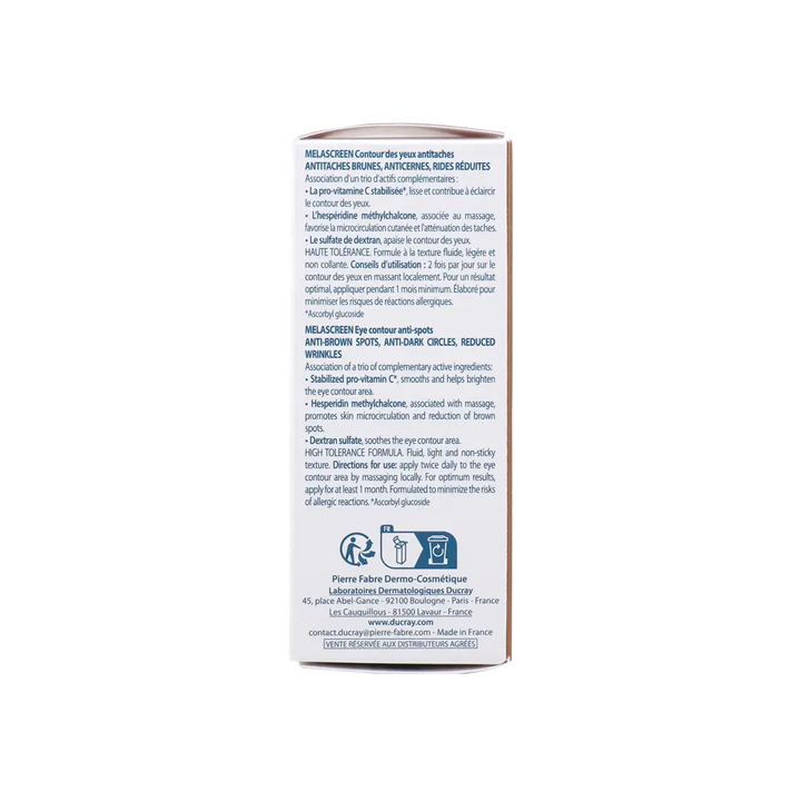 54475-Ducray Melascreen Anti-Spots Eye Contour 15ml +2