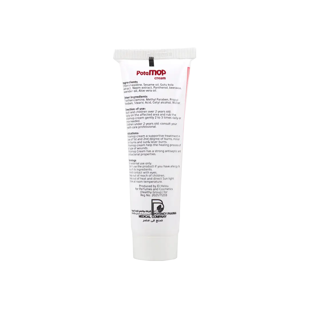 Potamop Antiseptic Burns & Wounds Cream 50gm