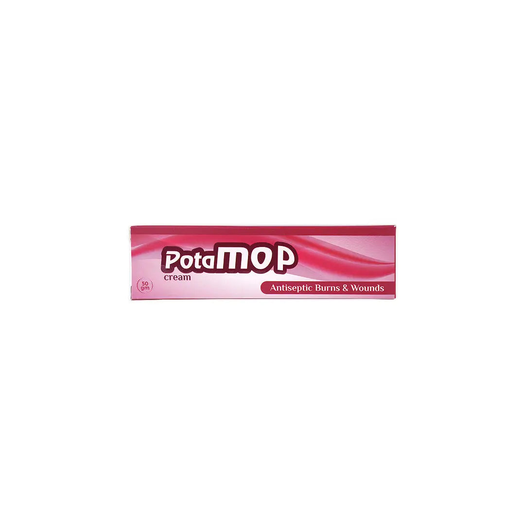 54483-Potamop Antiseptic Burns & Wounds Cream 50gm +1