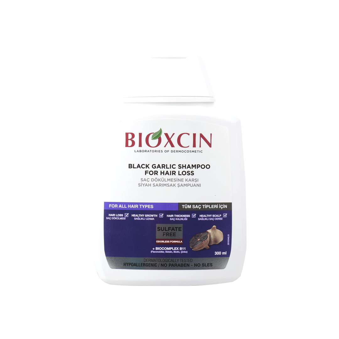 Bioxcin Daily Shampoo For Hair Loss 300ml-Black Garlic