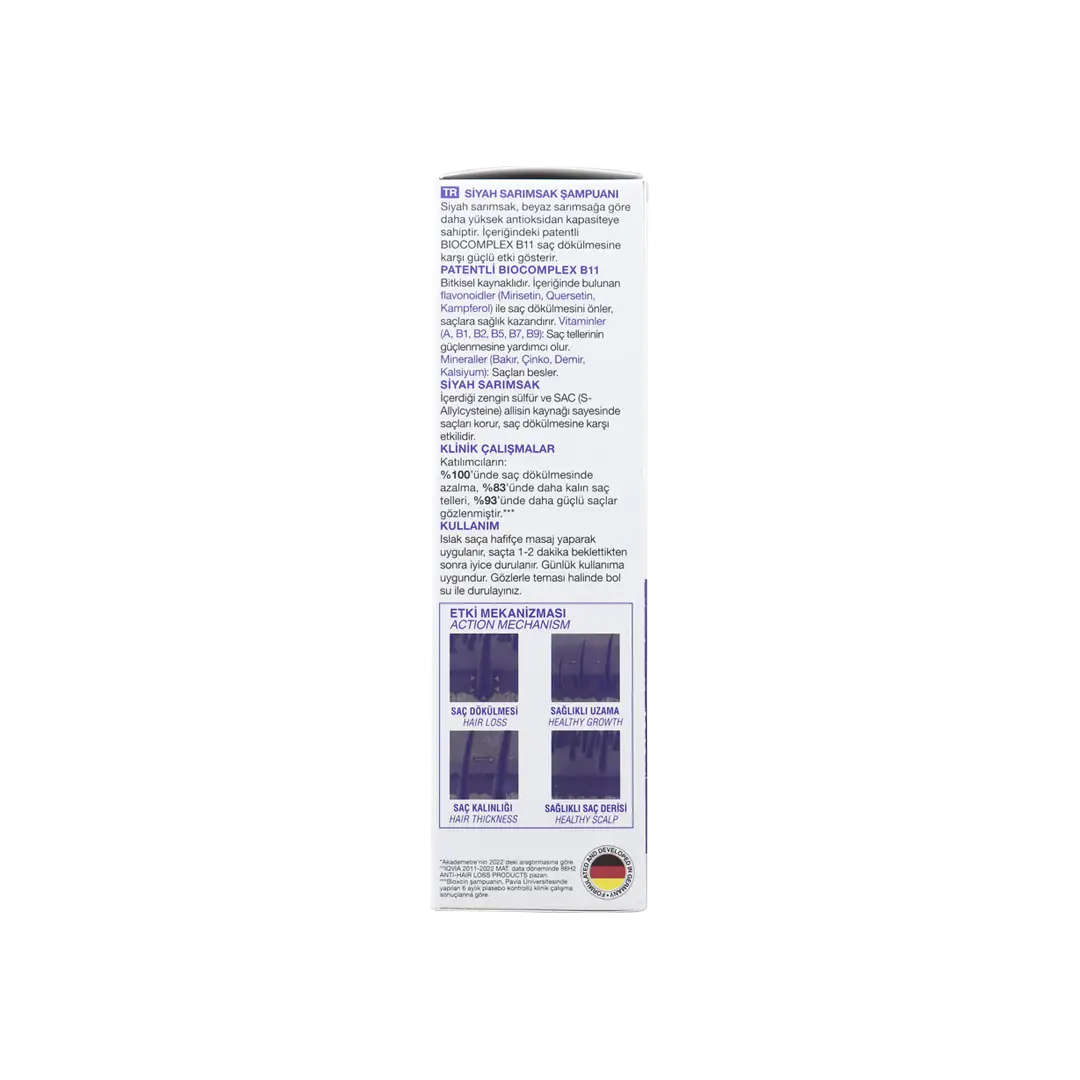 Bioxcin Daily Shampoo For Hair Loss 300ml-Black Garlic