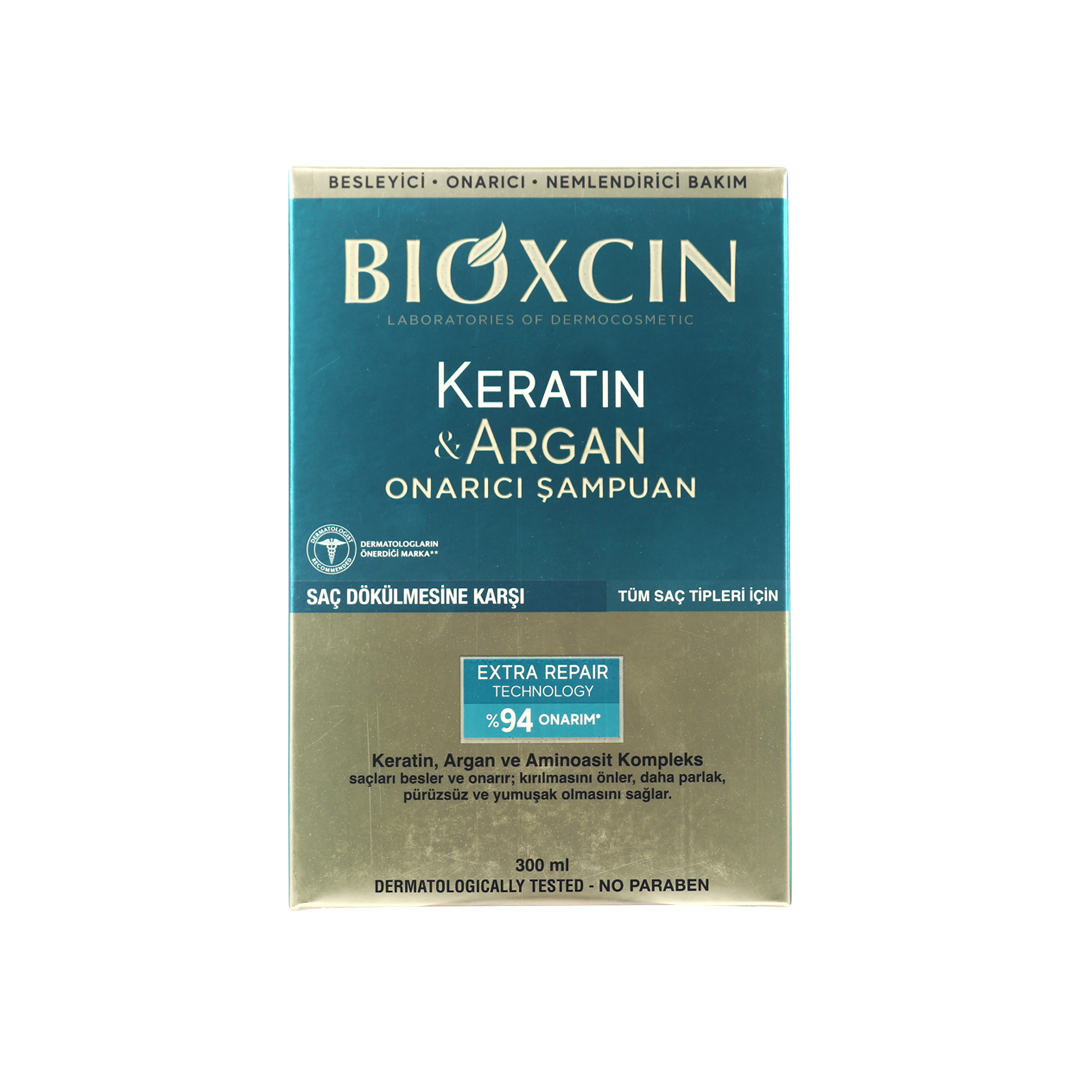 Bioxcin Keratin & Argan Repairing Shampoo 300ml