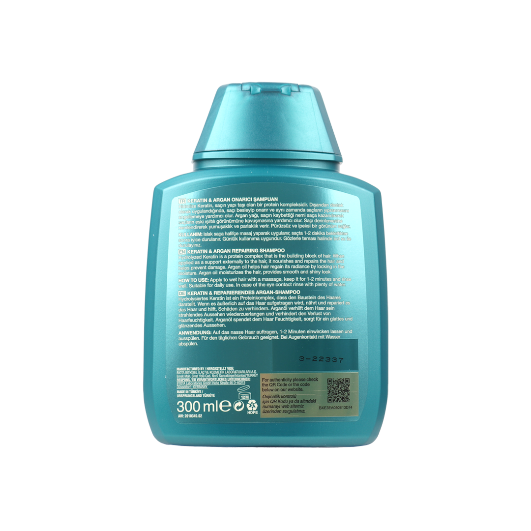 Bioxcin Keratin & Argan Repairing Shampoo 300ml