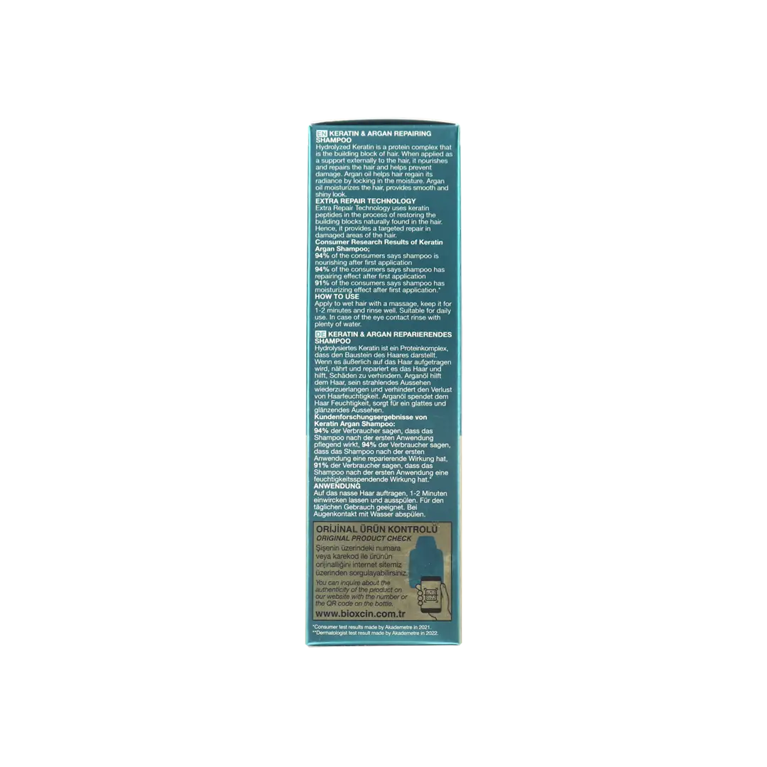 Bioxcin Keratin & Argan Repairing Shampoo 300ml