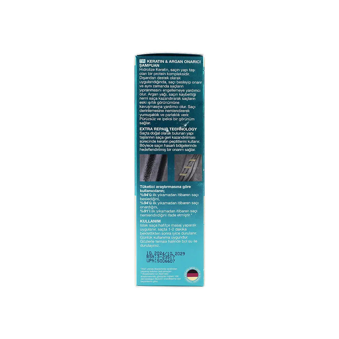 Bioxcin Keratin & Argan Repairing Shampoo 300ml
