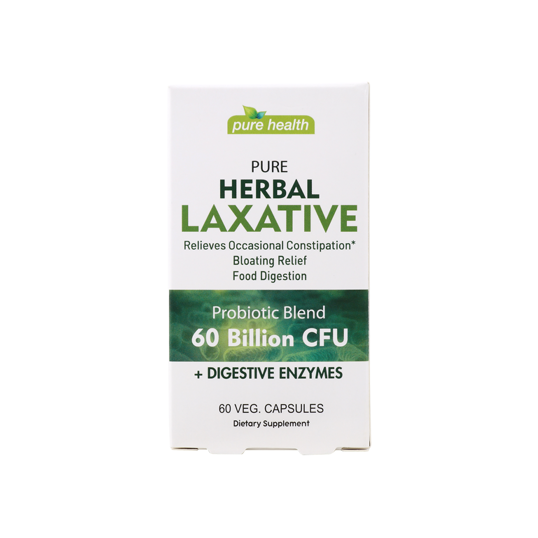 Pure Health Pure Herbal Laxative 60 Billion CFU 60 Veg.Caps