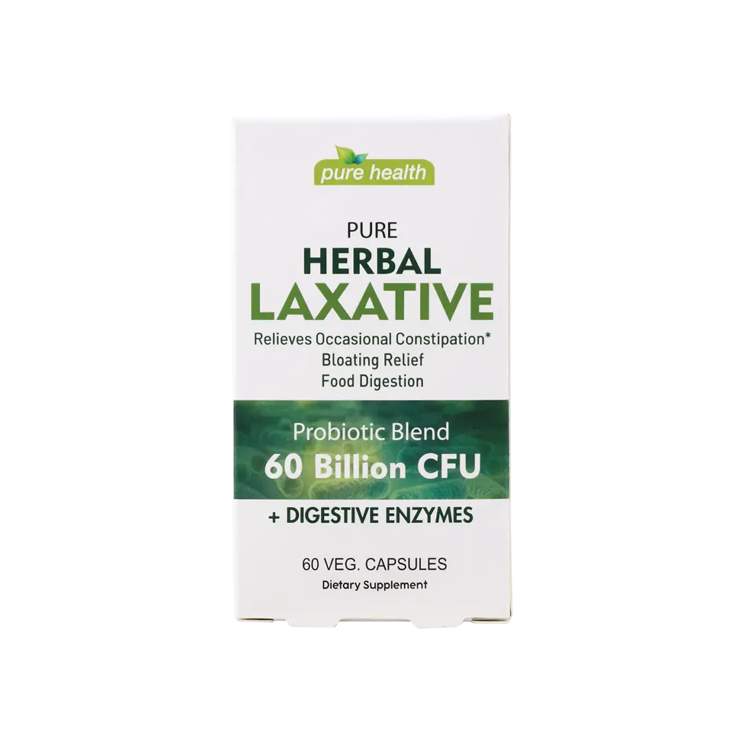54489-Pure Health Pure Herbal Laxative 60 Billion CFU 60 Veg.Caps +4