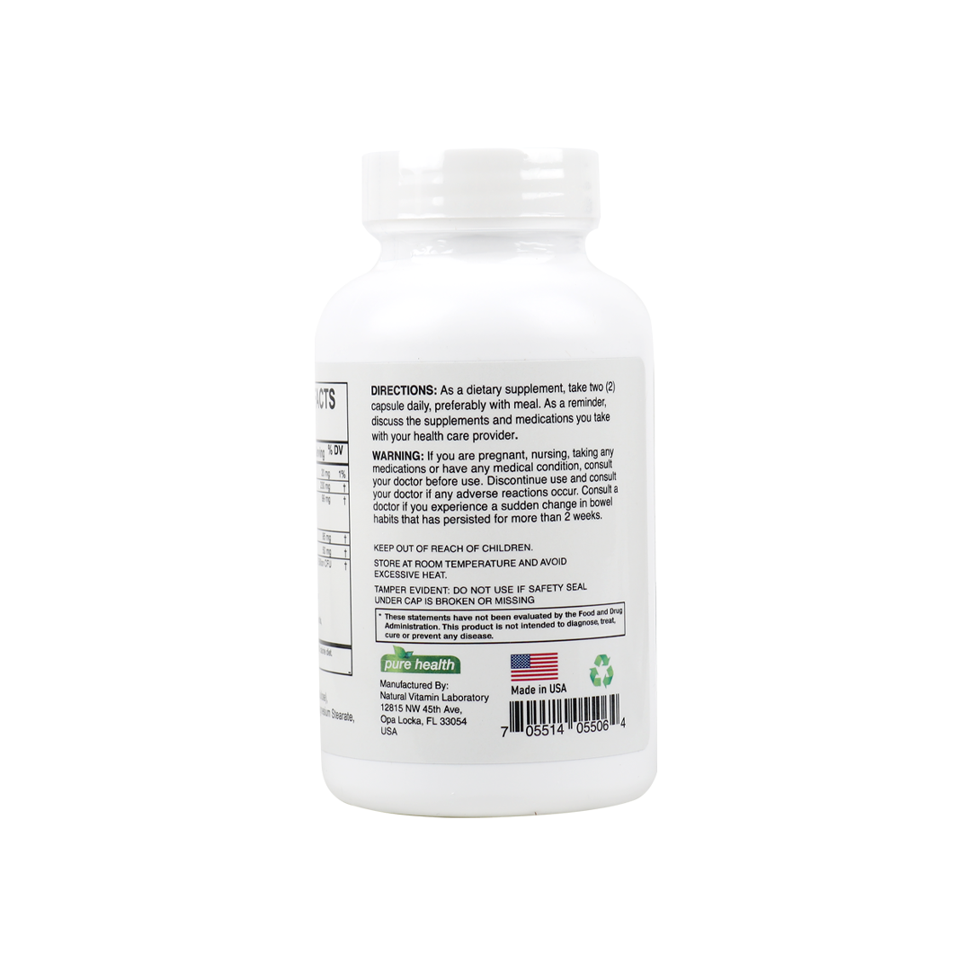 Pure Health Pure Herbal Laxative 60 Billion CFU 60 Veg.Caps