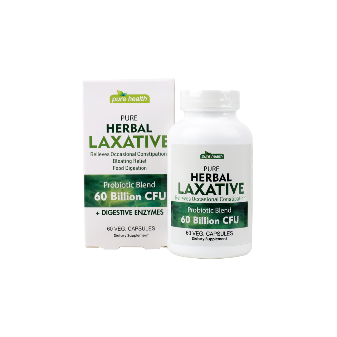 Pure Health Pure Herbal Laxative 60 Billion CFU 60 Veg.Caps