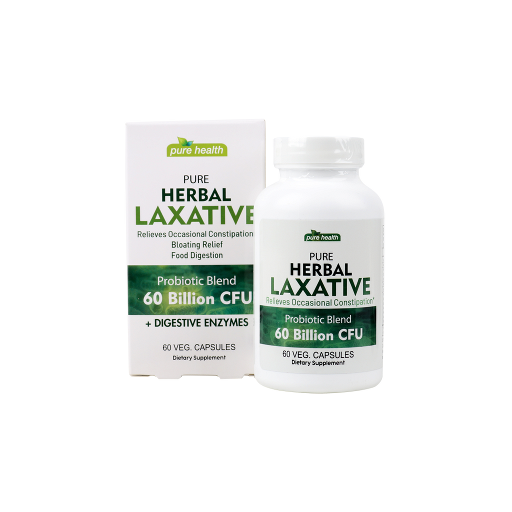 Pure Health Pure Herbal Laxative 60 Billion CFU 60 Veg.Caps