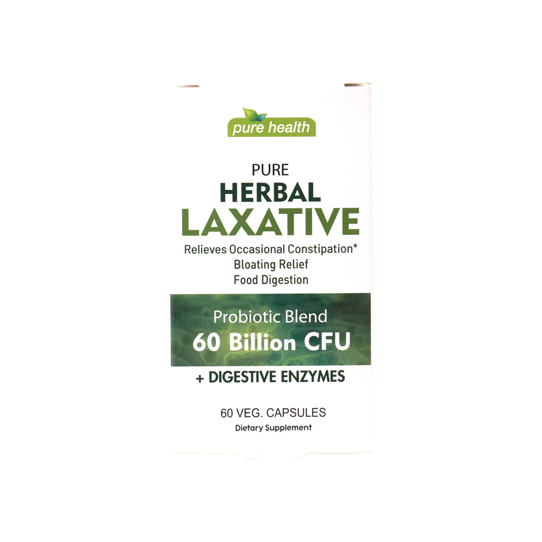 Pure Health Pure Herbal Laxative 60 Billion CFU 60 Veg.Caps