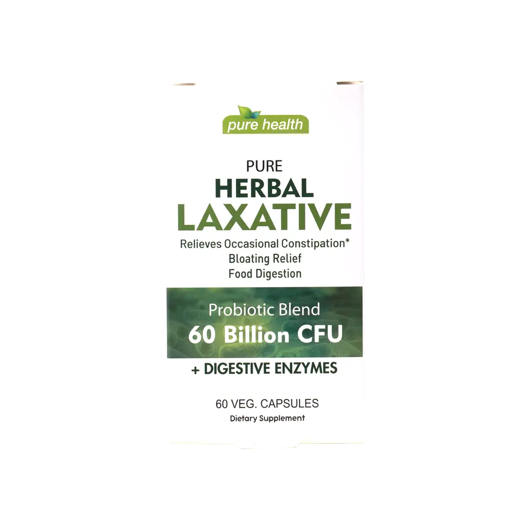 54489-Pure Health Pure Herbal Laxative 60 Billion CFU 60 Veg.Caps +1