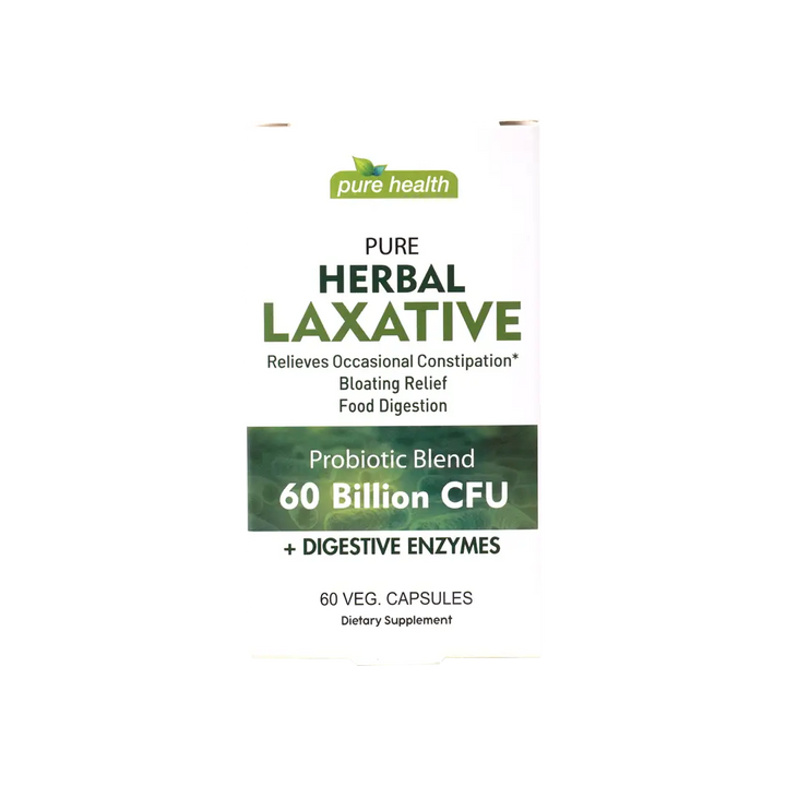 54489-Pure Health Pure Herbal Laxative 60 Billion CFU 60 Veg.Caps +1