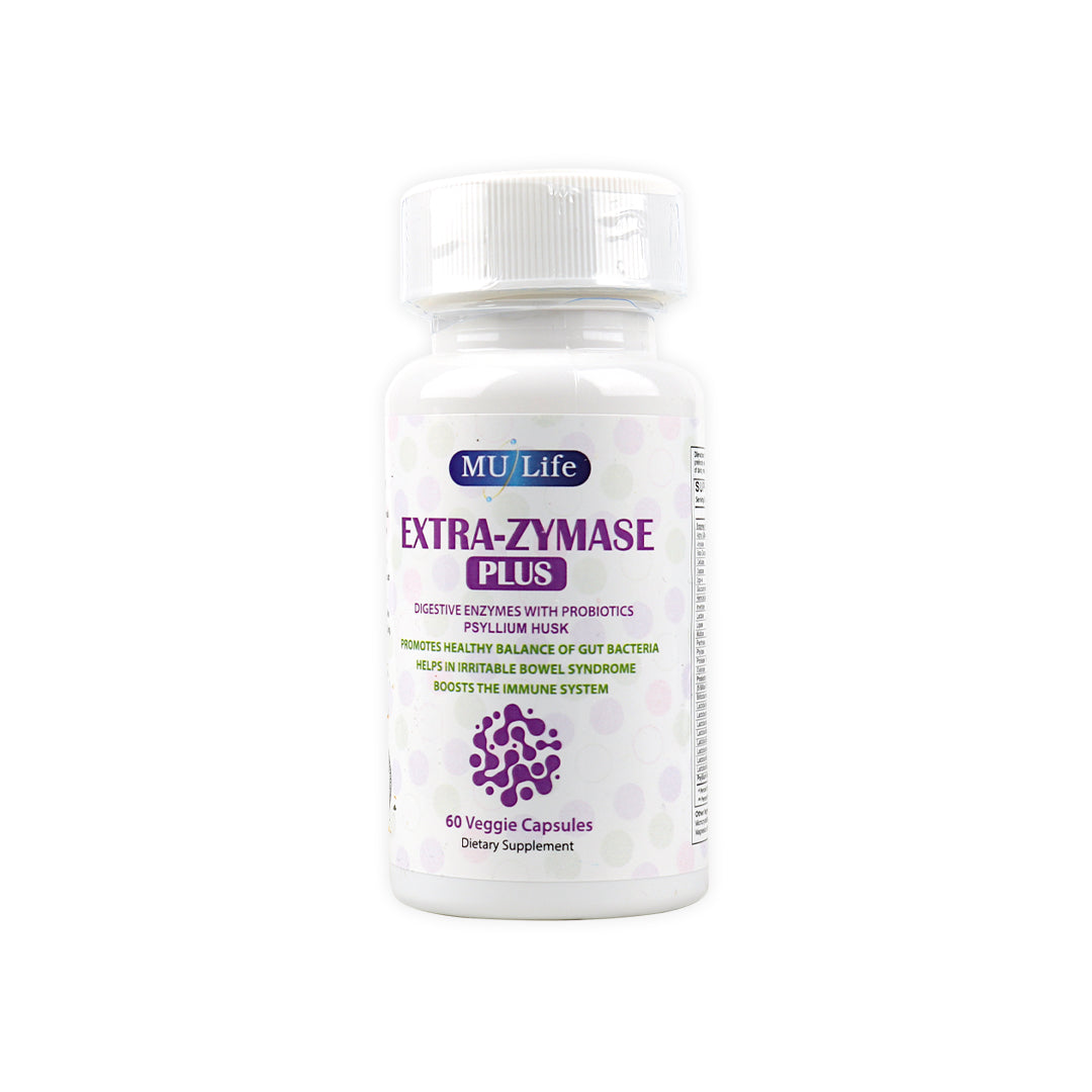 Mu Life Extra-Zymase Plus 60 Veggie Capsules