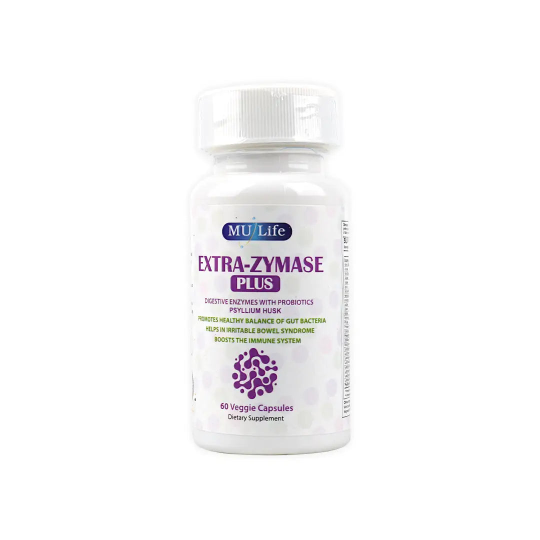 54493-Mu Life Extra-Zymase Plus 60 Veggie Capsules +4