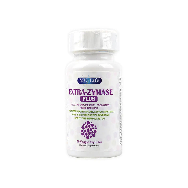 54493-Mu Life Extra-Zymase Plus 60 Veggie Capsules +4