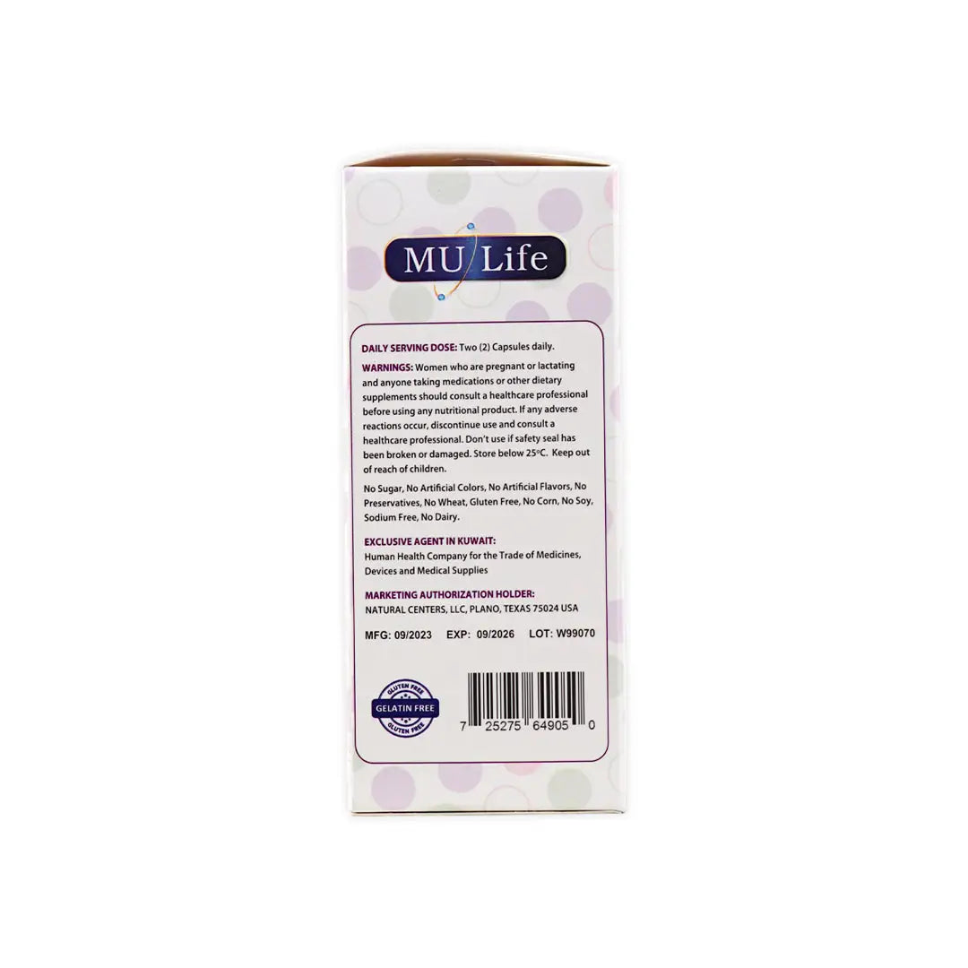 54493-Mu Life Extra-Zymase Plus 60 Veggie Capsules +3