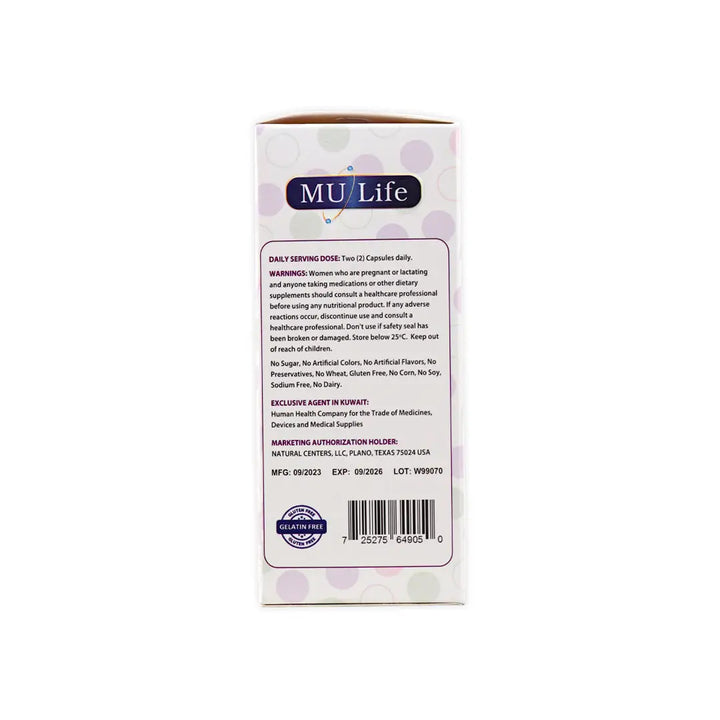 54493-Mu Life Extra-Zymase Plus 60 Veggie Capsules +3