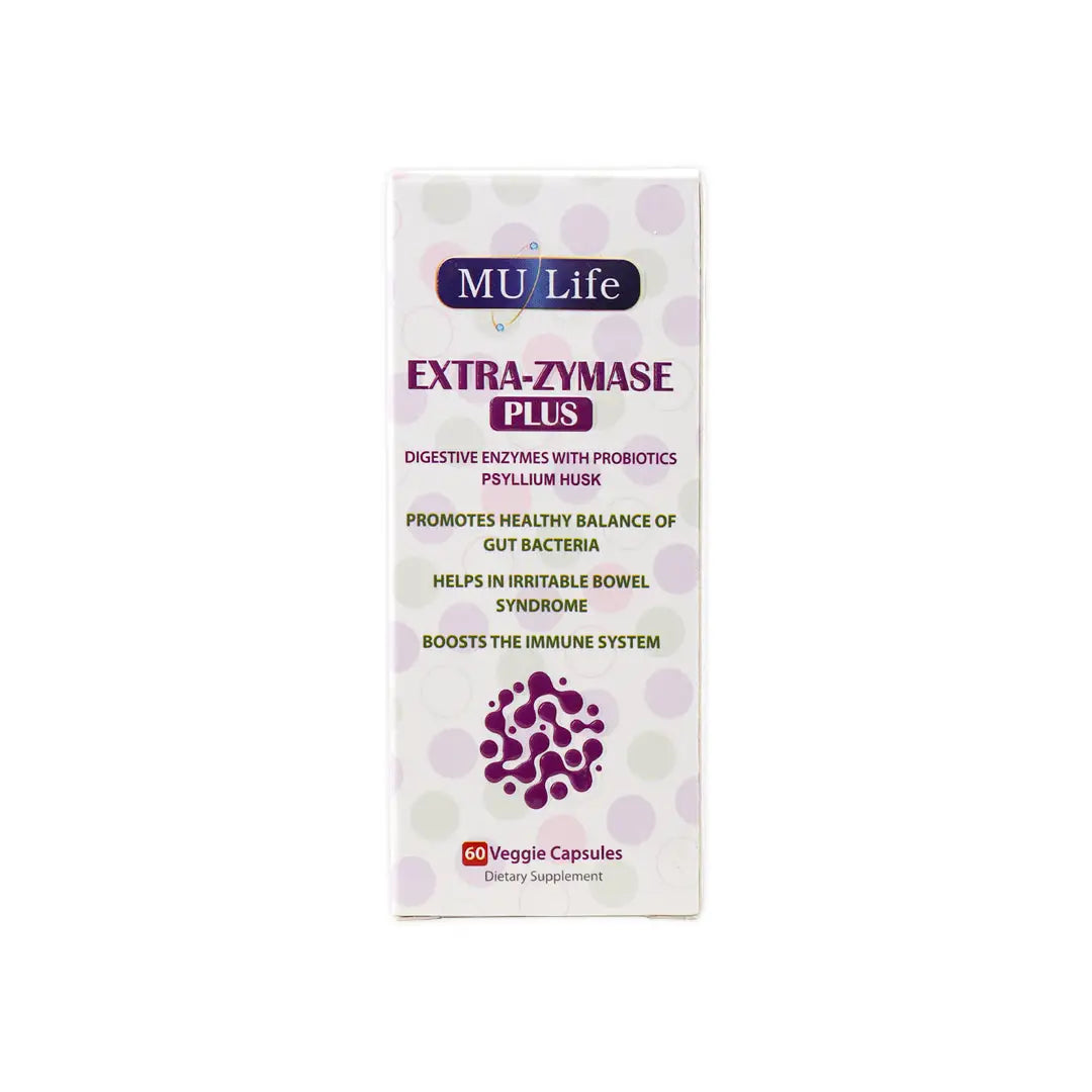 54493-Mu Life Extra-Zymase Plus 60 Veggie Capsules +1